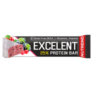 NUTREND Excelent protein bar černý rybíz s brusinkami 85 g