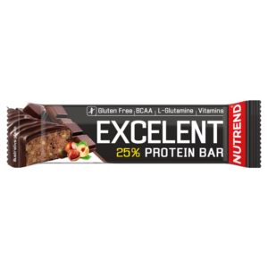 NUTREND Excelent protein bar čokoláda s oříšky 85 g