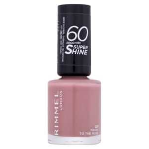 RIMMEL LONDON 60 Seconds Lak na nehty Super Shine 230 Mauve To The Music 8 ml