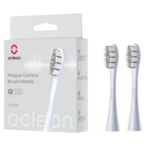 OCLEAN Plaque Control Medium Náhradní hlavice P1C9-X Stříbrné 2 kusy