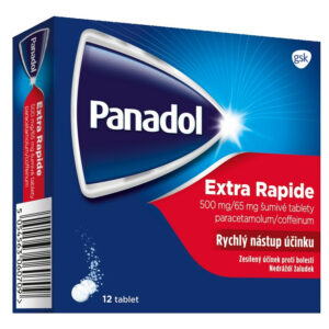 PANADOL Extra rapide 500 / 65 mg 12 šumivých tablet