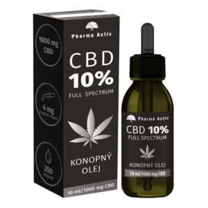 ﻿PHARMA ACTIV CBD 10% full spectrum konopný olej 10 ml