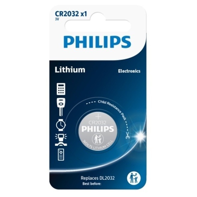 PHILIPS CR2032/01B knoflíková baterie 1 ks