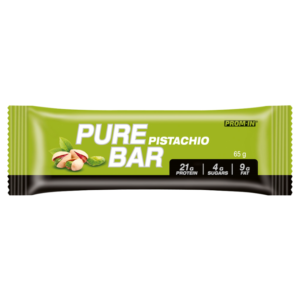 PROM-IN Essential Pure bar proteinová tyčinka pistácie 65 g