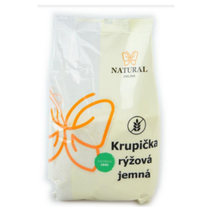 NATURAL JIHLAVA Rýžová krupička jemná natural 500 g