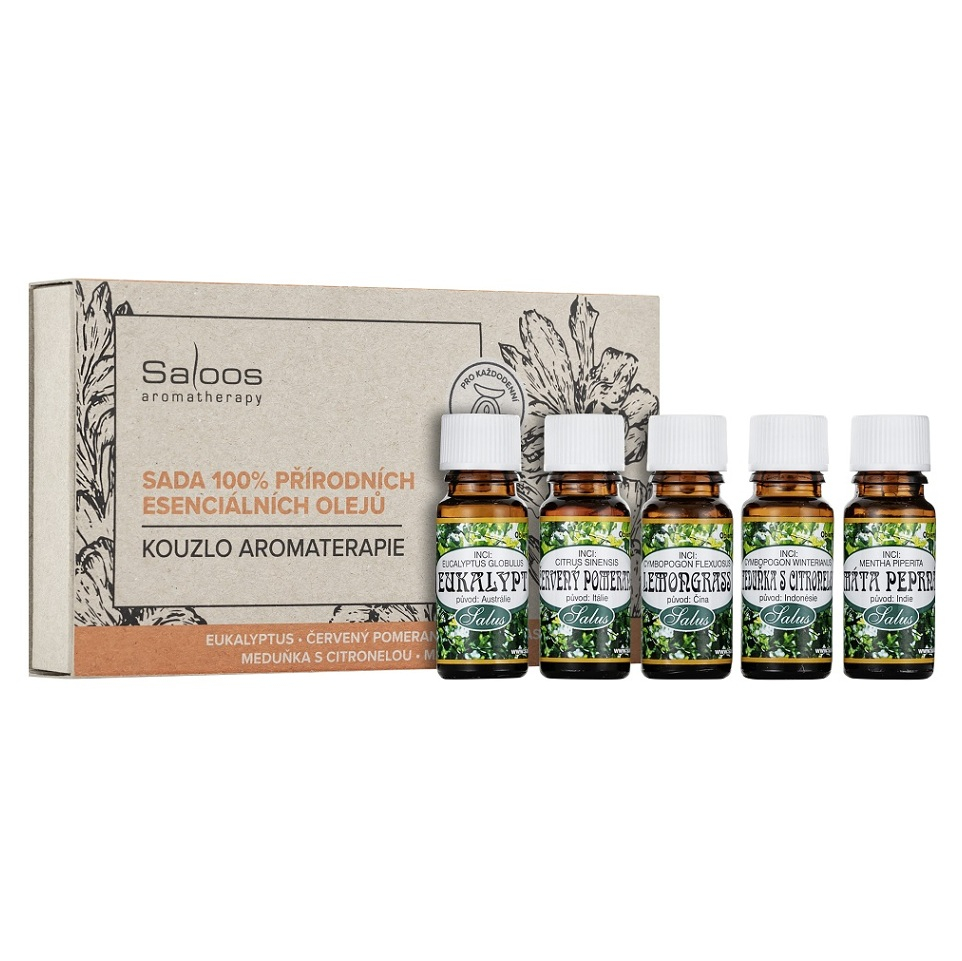 SALOOS Kouzlo Aromaterapie  esenciální  oleje 5 x 10 ml