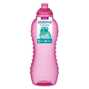 SISTEMA Hydrate Láhev Squeeze Twist ‘n’ Sip růžová 460 ml