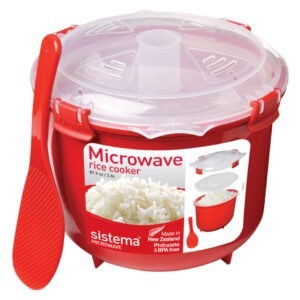 SISTEMA Microwave Rýžovar červený 2