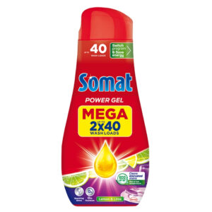 SOMAT Gel do myčky All-in-1 Lemon & Lime 2 x 720 ml 80 dávek