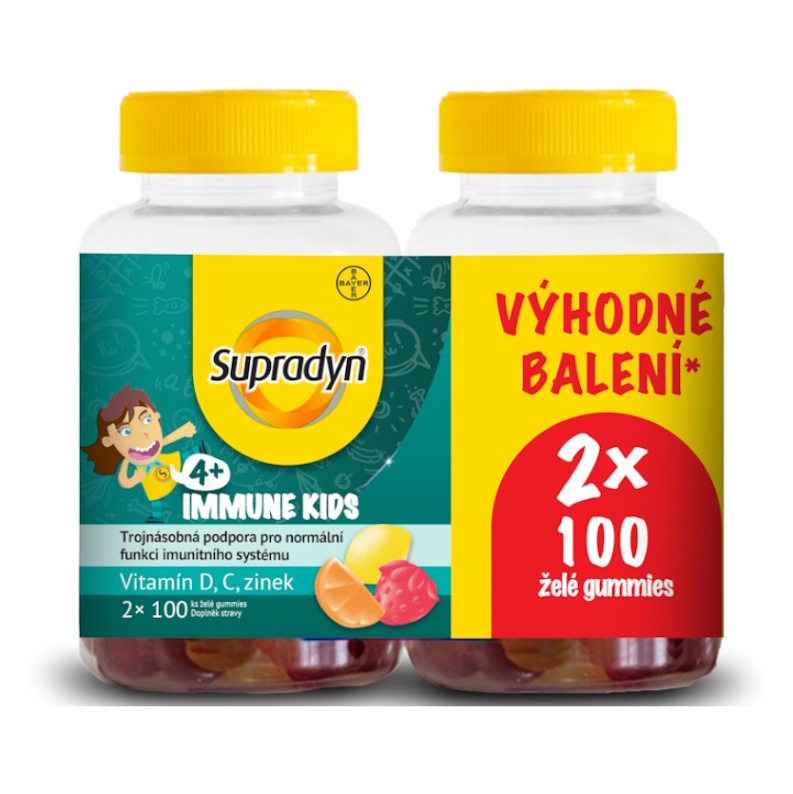 SUPRADYN Immune kids želé 2 x 100 kusů VÝHODNÉ balení