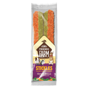 SUPREME Tiny Friends Farm Stickles mrkev a brokolice tyčinky 100 g 2 kusy