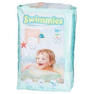 SWIMMIES Plenkové kalhotky L 12-17 kg 10 kusů