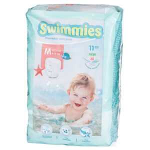 SWIMMIES Plenkové kalhotky M 9-15 kg 11 kusů