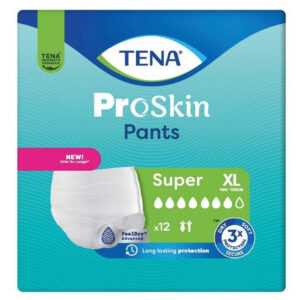 TENA Proskin pants super inkontinenční kalhotky XL 12 kusů