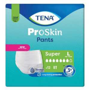 TENA Proskin pants super inkontinenční kalhotky L 12 kusů