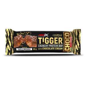 AMIX Tigger zero choco protein bar triple brownie tyčinka 60 g