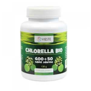 VIESTE Chlorella 600 + 50 tablet zdarma