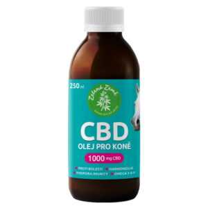 ZELENÁ ZEMĚ CBD olej pro koně 1000 mg 250 ml