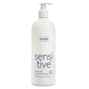 ZIAJA Krémový mycí gel na obličej a tělo Sensitive 400 ml